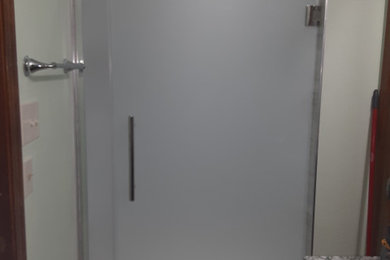 Inspiration for a contemporary bathroom remodel in Oklahoma City