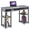 Designs2Go No Tools Student Desk With Shelves