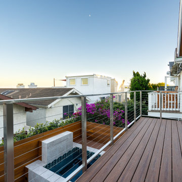 Upper Deck and Backyard Spa View