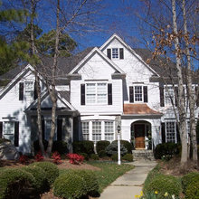 white colonial exterior