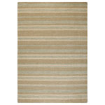 Company C - Driftwood Stripe Rug, Aqua, 8'6x12'6 - At Colorfields, style and decoration is our passion. We invest in color, design and yarn textures to produce rugs customers will love for many years.