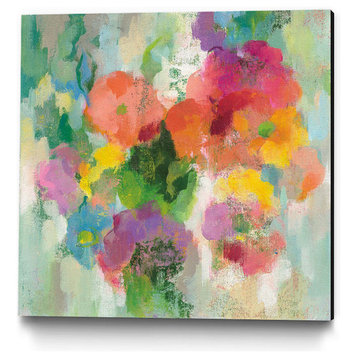 "Colorful Garden II" Museum Mounted Canvas Print, 30"x30"