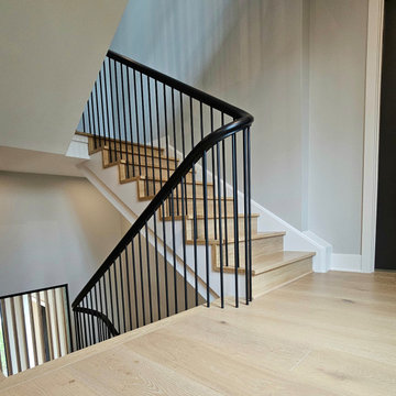 Project #115 | Staircase with Continuous Rail System Without Newels