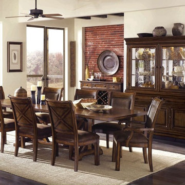 Legacy Classic Larkspur Trestle Table Set