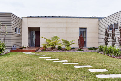 This is an example of a contemporary home design in Other.