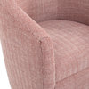 Comfort Pointe Lynton Henna Brick Red Fabric Swivel Chair