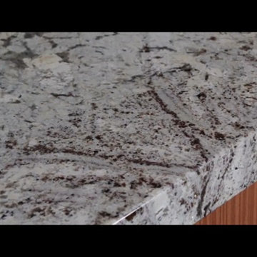 Bookmatched Granite countertop seams