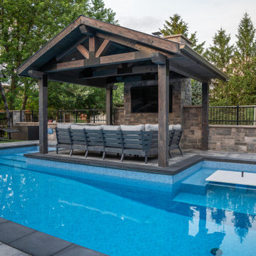 Luxury Poolside Gazebo & Outdoor Living
