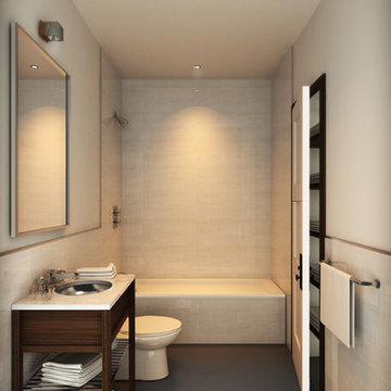 Modern Williamsburg Industrial Loft - Bathroom