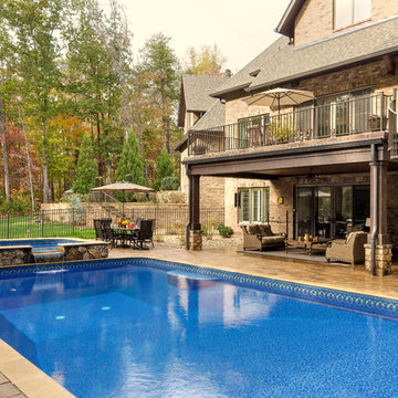 Two Story Deck Enjoyment & Water Oasis