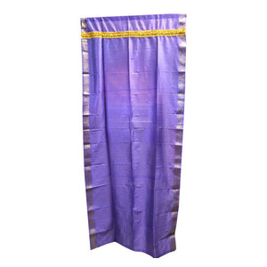 Mogulinterior - Saree Curtain Panels, Purple - Curtains