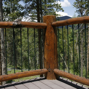 Authentic Rocky Mountain Log Cabin
