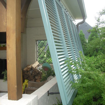 Bahama Pool House Shutters