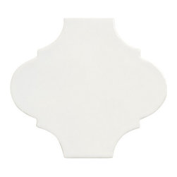 Tuileries Arabesque in Blanc - Wall And Floor Tile