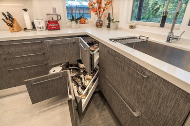 Kitchen - contemporary kitchen idea in Los Angeles