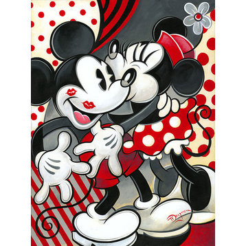 Disney Fine Art Hugs and Kisses by Tim Rogerson, Gallery Wrapped Giclee