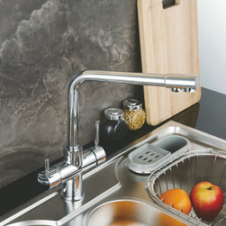 Hot And Cold Water Chrome And RO filter water Tap T3307 - Kitchen Faucets