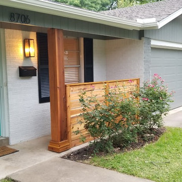 Cedar Columns, Privacy Fence, and Trim