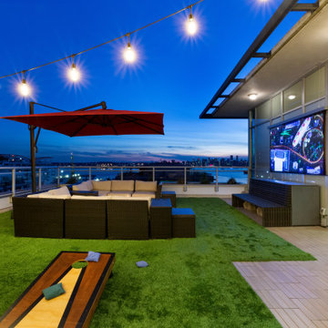 Rooftop Patio Home Theatre