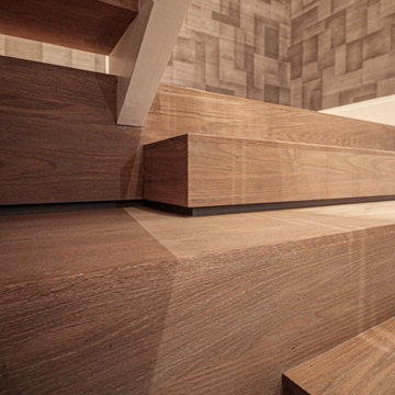 Project #81 | Modern Staircase with Integrated Seating