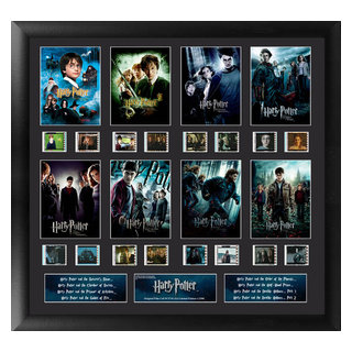 Harry Potter Movie Collection Montage Framed FilmCell Wall Art -  Contemporary - Prints And Posters - by Trend Setters Ltd