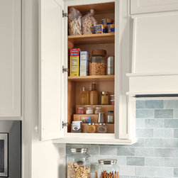 KraftMaid: Tiered Kitchen Storage Shelf - Kitchen Cabinetry