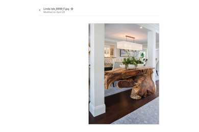 Entryway - coastal entryway idea in Orange County