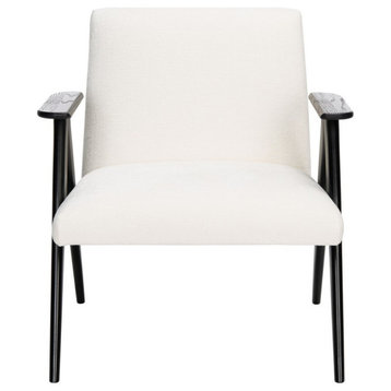 Marilyn Chenille Accent Chair White