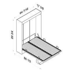 Bellezza - Queen Wall Bed - Murphy Beds