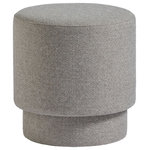 Universal Furniture - Universal Furniture Modern Farmhouse Reyes Ottoman - Equally stylish individually or in a pair, the Reyes Ottoman brings a touch of refinement and comfort with an upholstered body in a rounded silhouette.