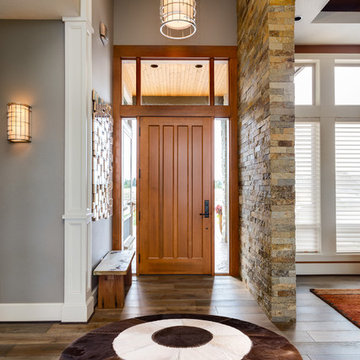 ROUND Cowhide Patchwork Area Rugs