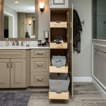 Extravagant Midcentury Modern Master Bathroom Renovation in Leesburg, VA