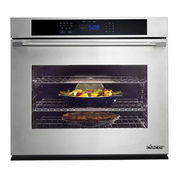 Dacor 30" Single Electric Wall Oven Stainless Steel W/ Chrome Trim | RO130S - Ovens