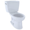 Traditional Vitreous China 2-Piece Toilet, 27"x20"x29"