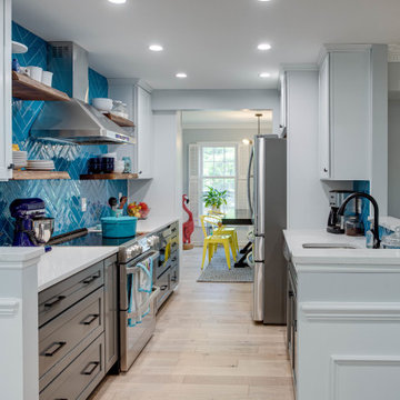 Transitional Barn Inspired Kitchen Springfield, VA