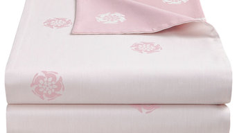 Hare Flower Reversible Dusty Pink Duvet Cover
