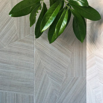 Clery beige textile wall tiles
