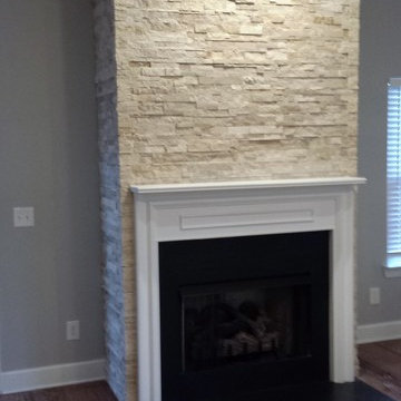 Stone Fireplace