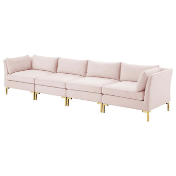 Sofa, Velvet, Pink, Modern, Living Lounge Room Hotel Lobby Hospitality