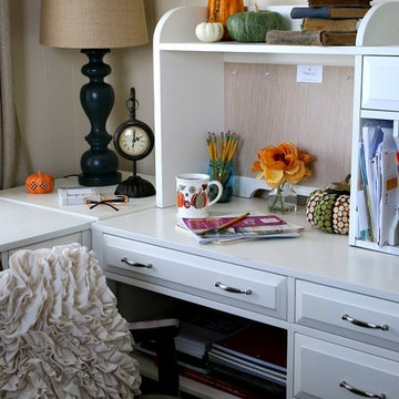 Rustic White Home Office