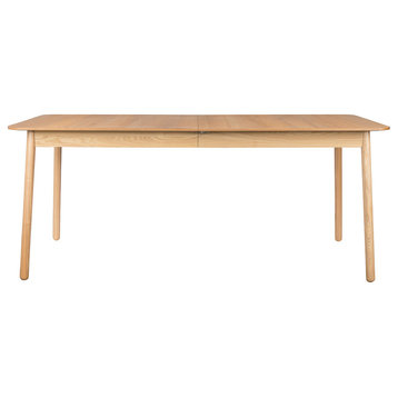Extendable Natural Wood Dining Table (L) | Zuiver Glimps