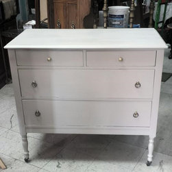 Painted Gray Dresser - Dressers