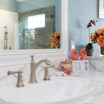 master bath transitional renovation