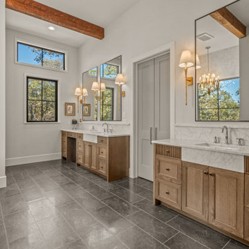 Valley View Custom Estate: Rustic Modern Ranch & Natural Stone