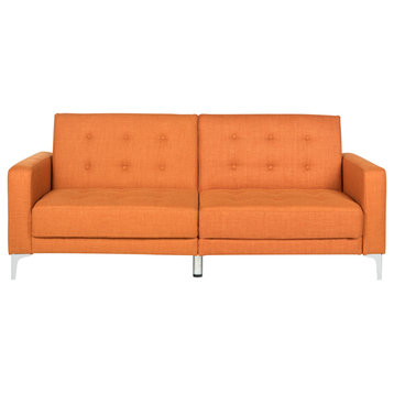 Haley Foldable Sofa Bed Orange