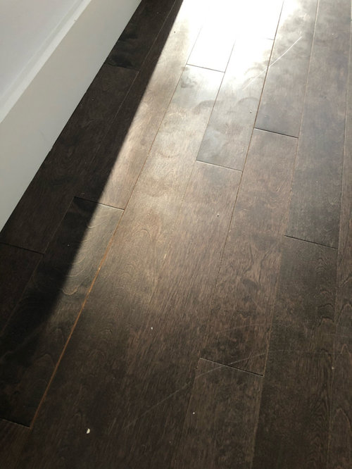 Urgent! Problem with an engineered hardwood floor.