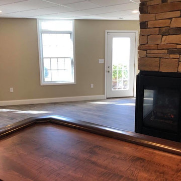 Basement remodel in Cheat Lake area.