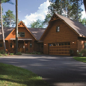 Columbia Lake Log Home