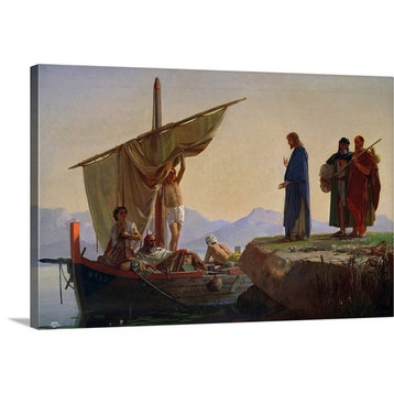 Christ Calling the Apostles James and John, 1869 Wrapped Canvas Art Print