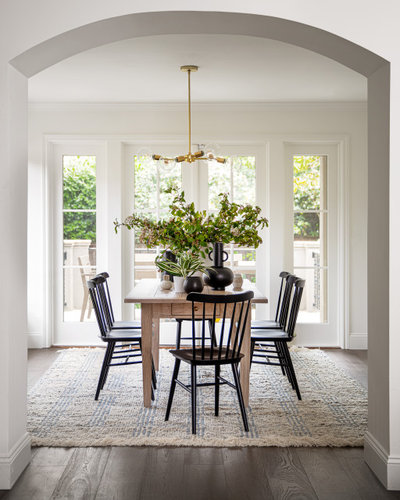 Transitional Dining Room by Jennifer Wundrow Interior Design, Inc.